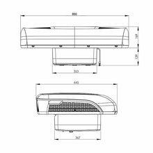 Load image into Gallery viewer, Dometic RTX2000 12V Air Conditioner
